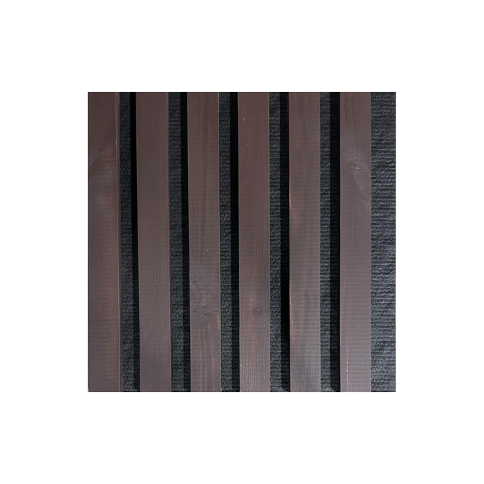 Natural wood wall panel 2700 x 300mm (Brown-Black)